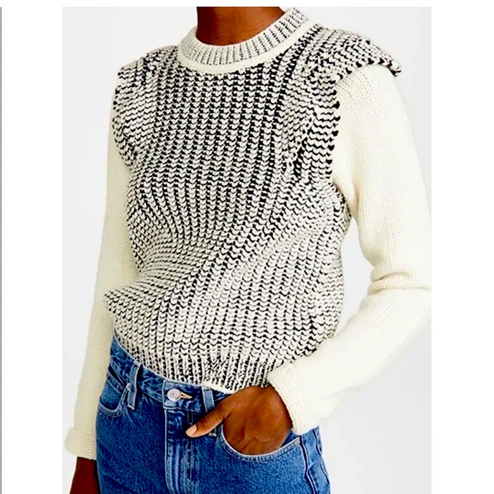 NWOT BA&SH District knit sweater, XS